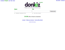Tablet Screenshot of emploi.donkiz-tn.com